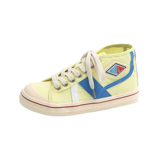 Damen Sportliche Sneaker mit Kontrastnähten und hochwertigem Material EB