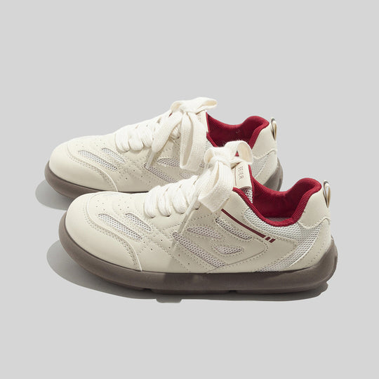 Damen Sportliche Lifestyle-Sneaker mit atmungsaktiver Mesh-Oberfläche und gepolsterter Sohle EB