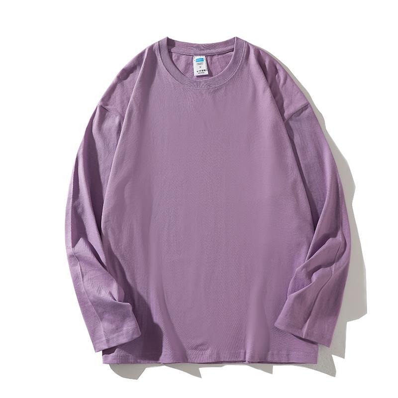 Damen vielseitiges Langarm-T-Shirt aus hochwertiger Baumwolle EB