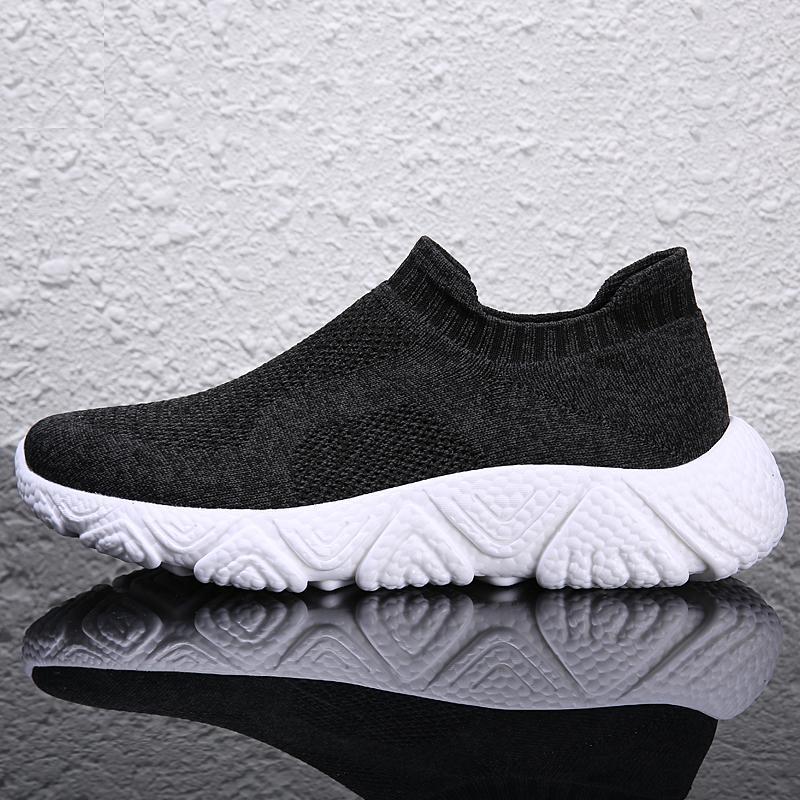Damen Bequeme Slip-On Sneakers mit flexiblen Sohlen und atmungsaktivem Obermaterial EB