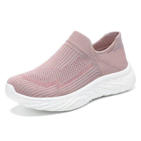 Damen nan nahtloser Strick-Sockensneaker mit extragel dämpfender Wave-EVA-Sohle EB