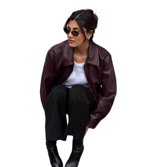 Damen elegante jacke mit oversized Schnitt EB