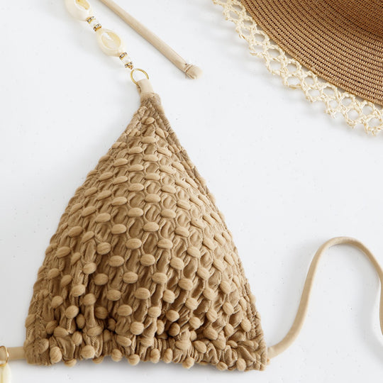 Damen Häkel-Bikini-Set mit eleganten Details EB