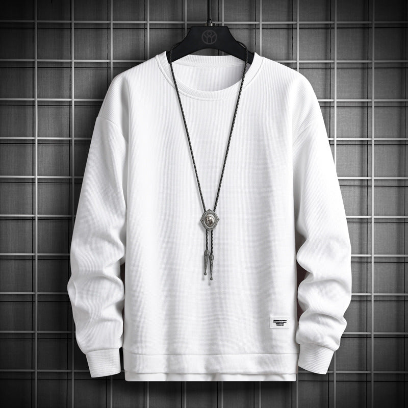 Herren lässiger Sweatshirt mit strukturiertem Stoff und modernem Schnitt EB
