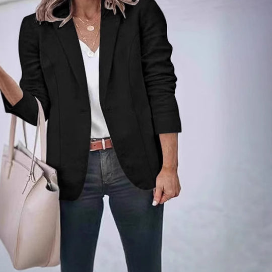 Damen eleganter Blazer mit modernem Schnitt und tailliertem Design EB