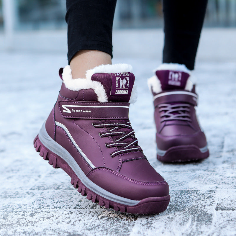 Damen Isolierte Winterstiefel mit rutschfester Profilsohle und warmem Innenfutter EB