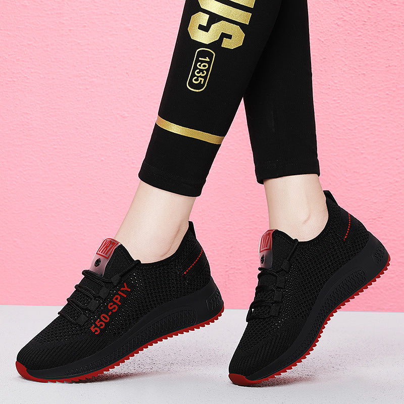 Damen Atmungsaktive und flexible Laufschuhe mit dämpfender Sohle EB