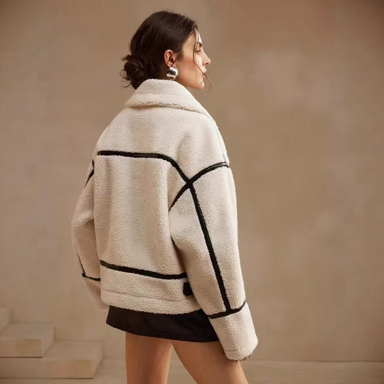 Damen Steppjacke mit hohem Kragen und Taschen EB
