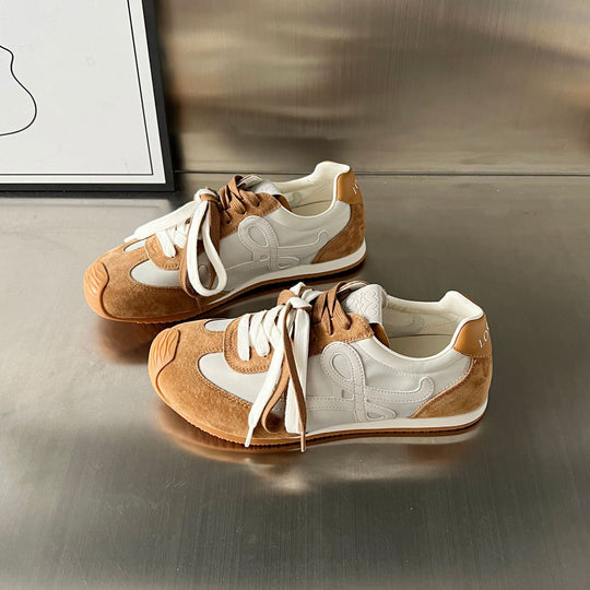 Damen Sportliche Sneakers mit hochwertigem Wildleder und atmungsaktivem Obermaterial EB