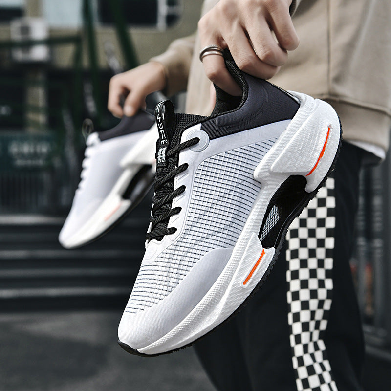 Unisex atmungsaktive Mesh-Runner mit gitterstruktur, stabilisierendem Mittelkeil und geteiltem Stabilisator EB