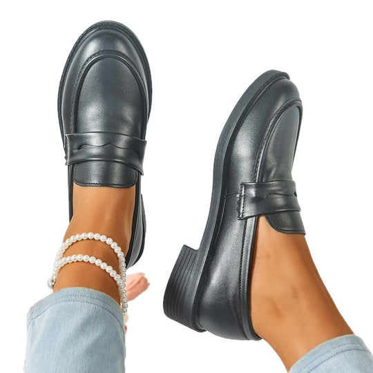 Damen modische Slipper mit trendigem Glanz und rutschfester Sohle EB