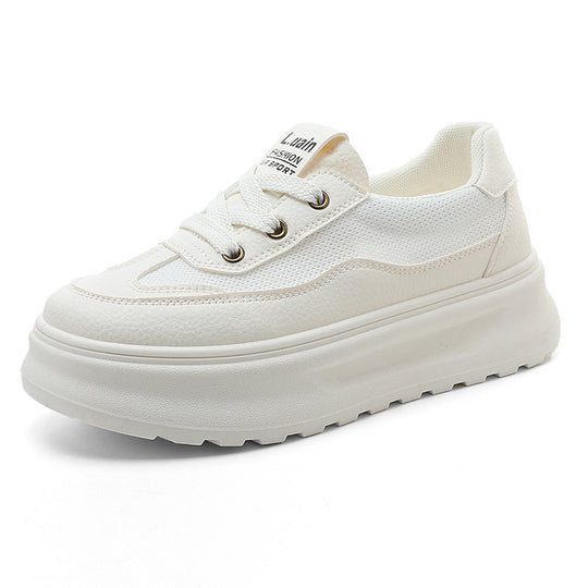 Damen Sportliche Sneaker mit atmungsaktiver Mesh-Oberfläche und dämpfender Sohle EB