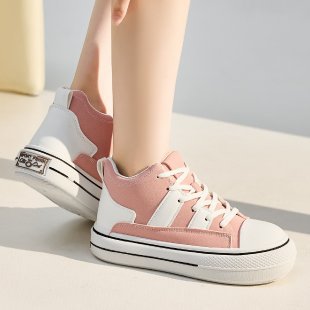 Damen Hohe Sneakers mit trendigen Kontrastelementen EB