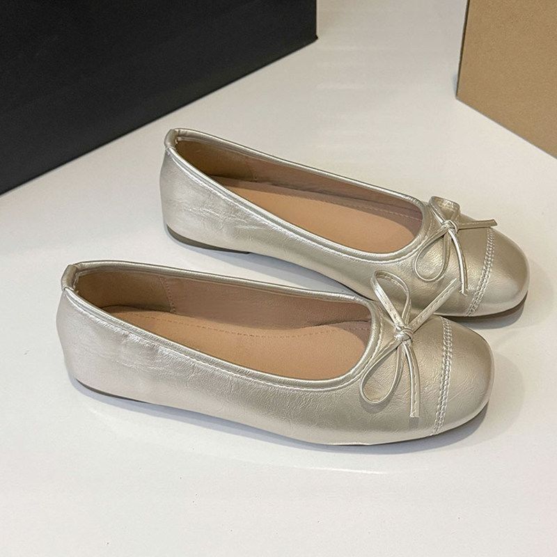 Damen Ballerinas mit dekorativem Schleifendesign EB