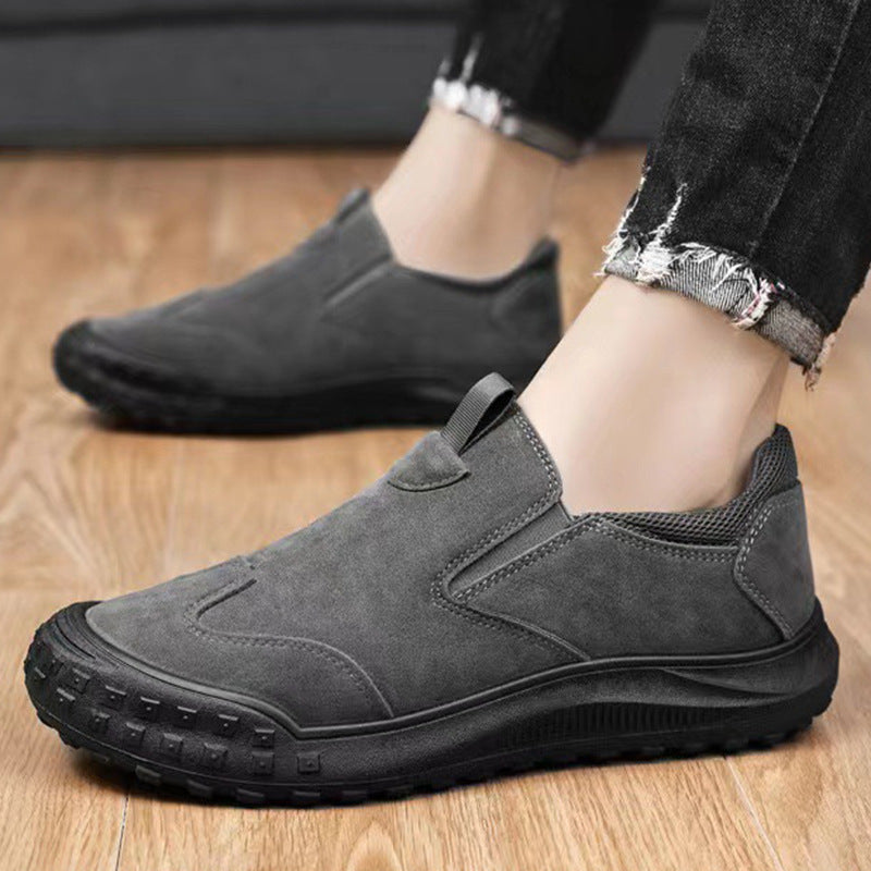 Damen Bequeme Slip-On Sneakers mit rutschfester Sohle EB