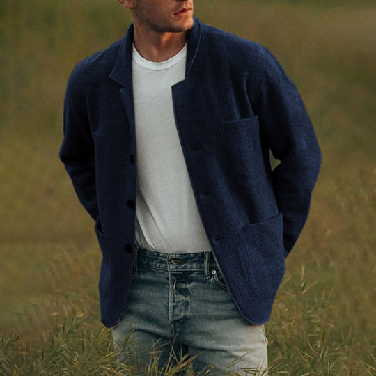 Herren lässige Strickjacke EB