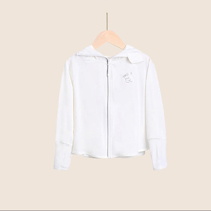 Damen leichte und atmungsaktive Sportjacke mit Kapuze EB