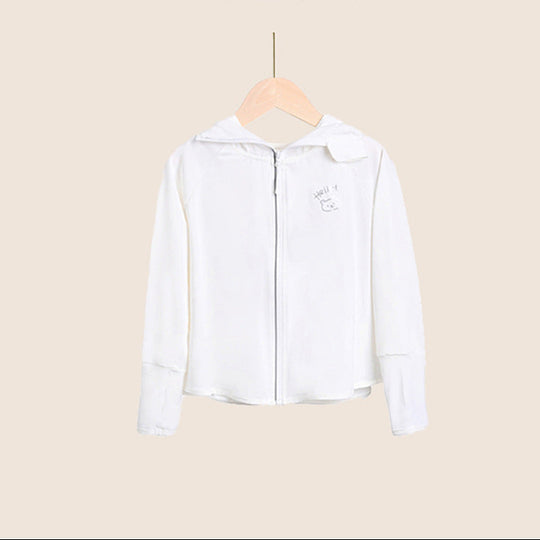 Damen leichte und atmungsaktive Sportjacke mit Kapuze EB