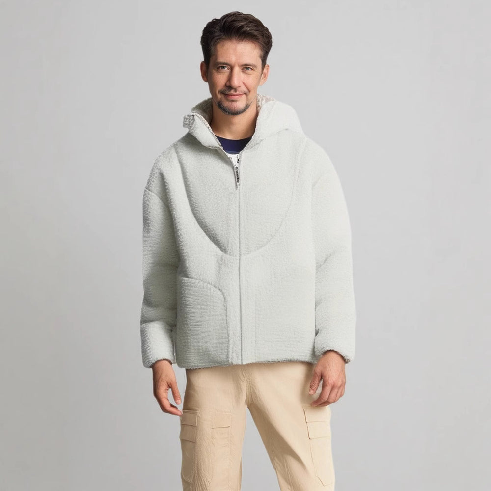Damen Fleecejacke mit hohem Kragen und praktischen Reißverschlusstaschen EB