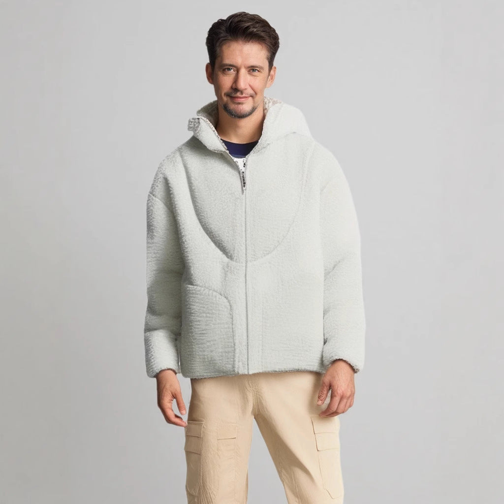 Damen Fleecejacke mit hohem Kragen und praktischen Reißverschlusstaschen EB