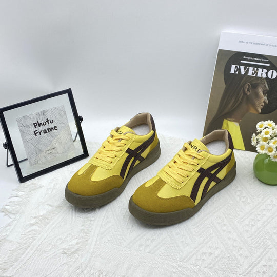 Damen Sportliche Sneakers im Retro-Stil mit atmungsaktivem Obermaterial EB