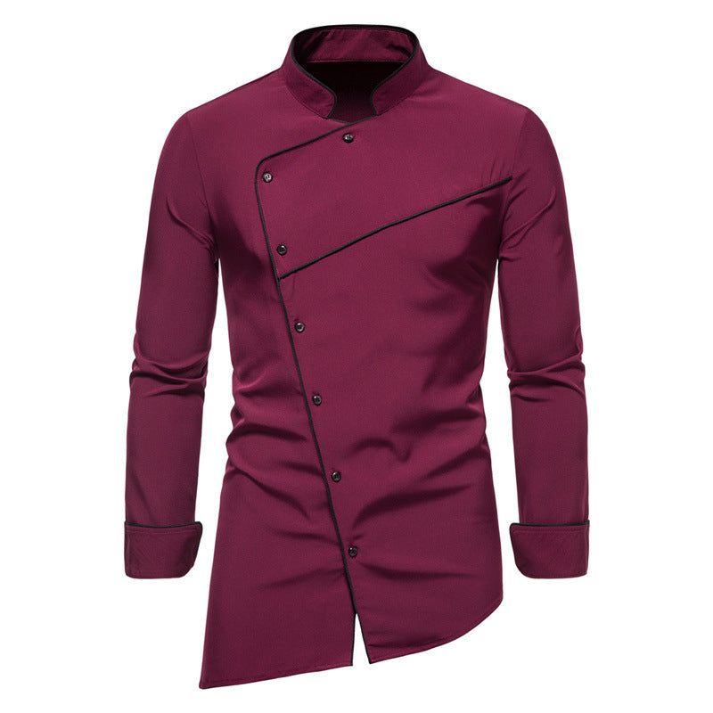 Herren Kochjacke mit modischen Akzenten und professionellem Schnitt EB