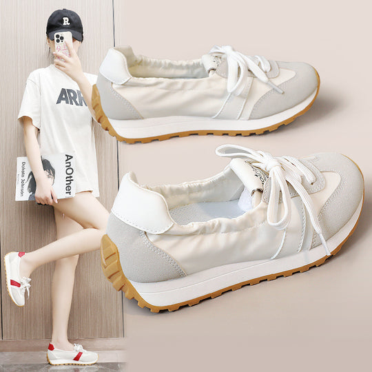 Damen Sportliche Sneakers mit elastischem Einstieg und dämpfender Laufsohle EB