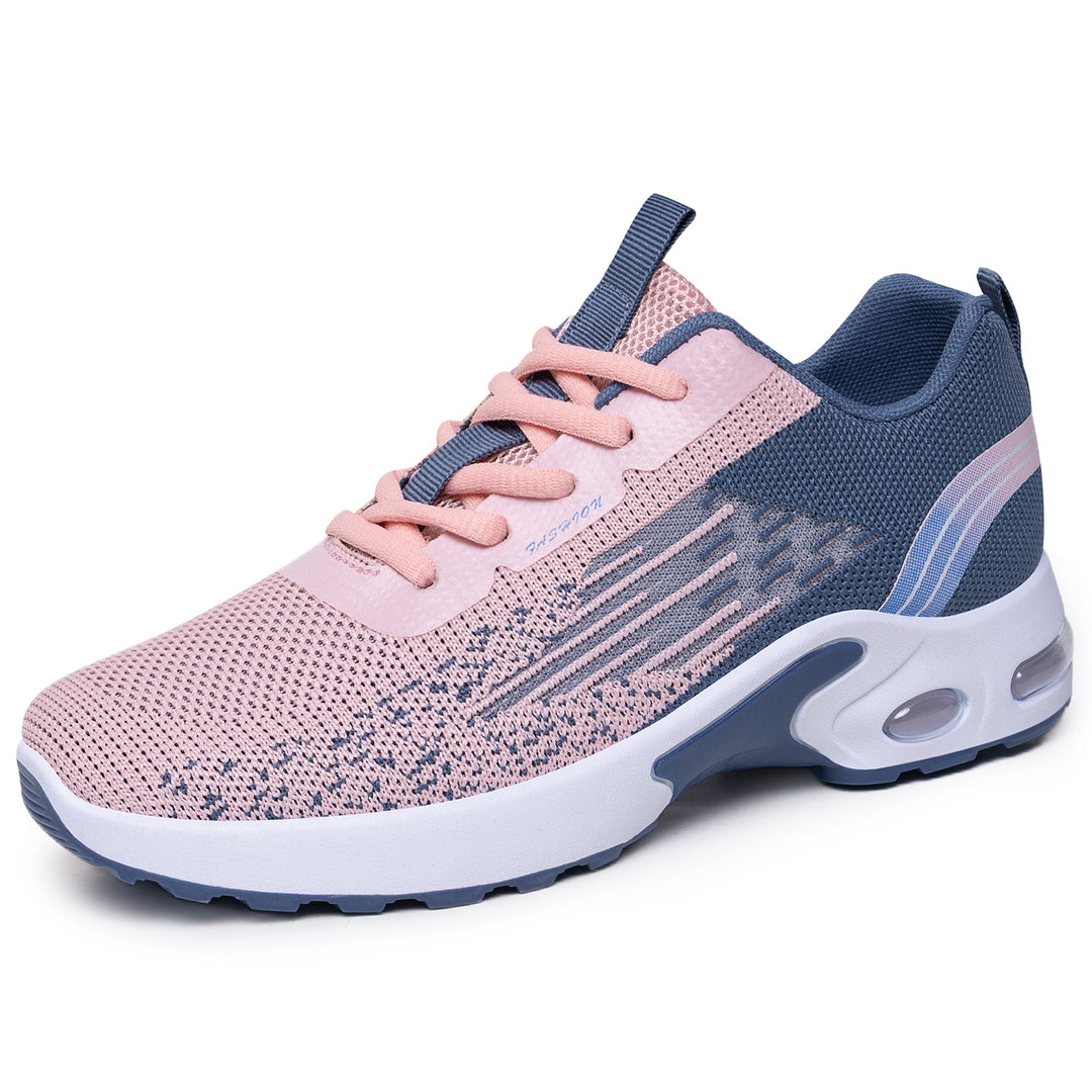 Damen Sportliche Leichtgewicht-Sneakers mit atmungsaktiver Oberflächenstruktur EB