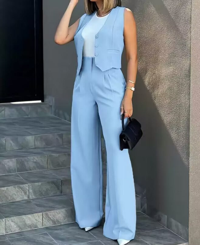 Damen Elegantes und modernes Zweiteiler Ensemble EB