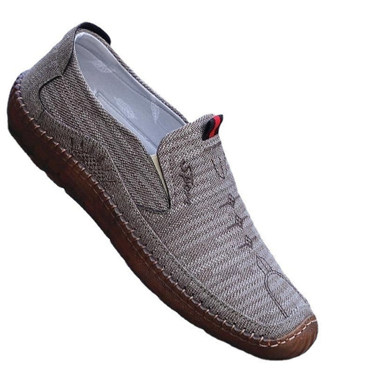 Damen Bequeme Slip-On Freizeitschuhe mit flachem Komfortdesign EB