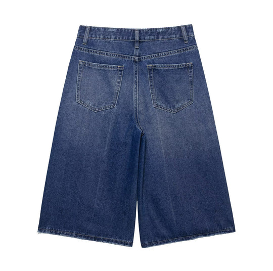Damen Weite Denim-Culotte im lässigen Schnitt EB