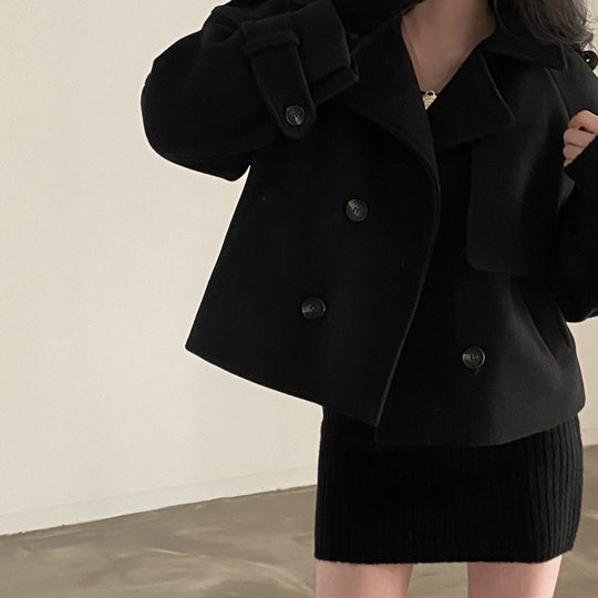 EB | Oversized-Jacke mit Knöpfen für Frauen