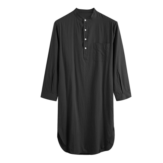 Damen Langarmhemd mit modernem Henley-Ausschnitt und praktischer Brusttasche EB
