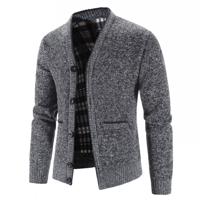 Damen Strickjacke im modernen Herringbone-Muster EB