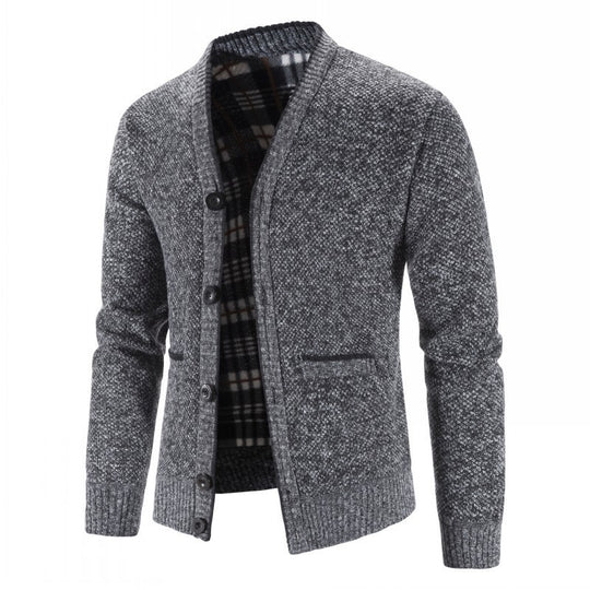 Damen Strickjacke im modernen Herringbone-Muster EB