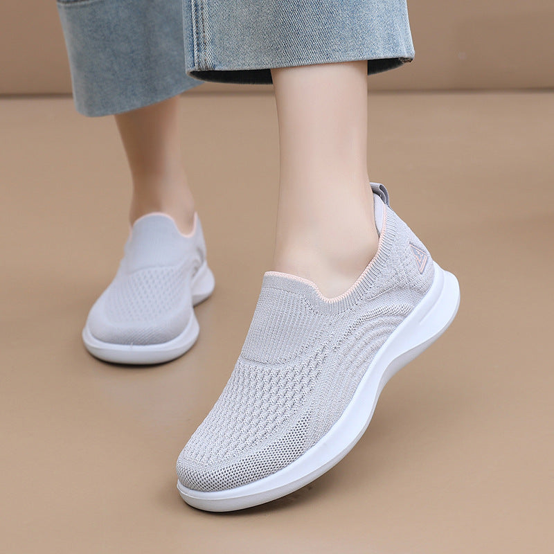 Damen Atmungsaktive Slip-On Sport-Sneaker EB