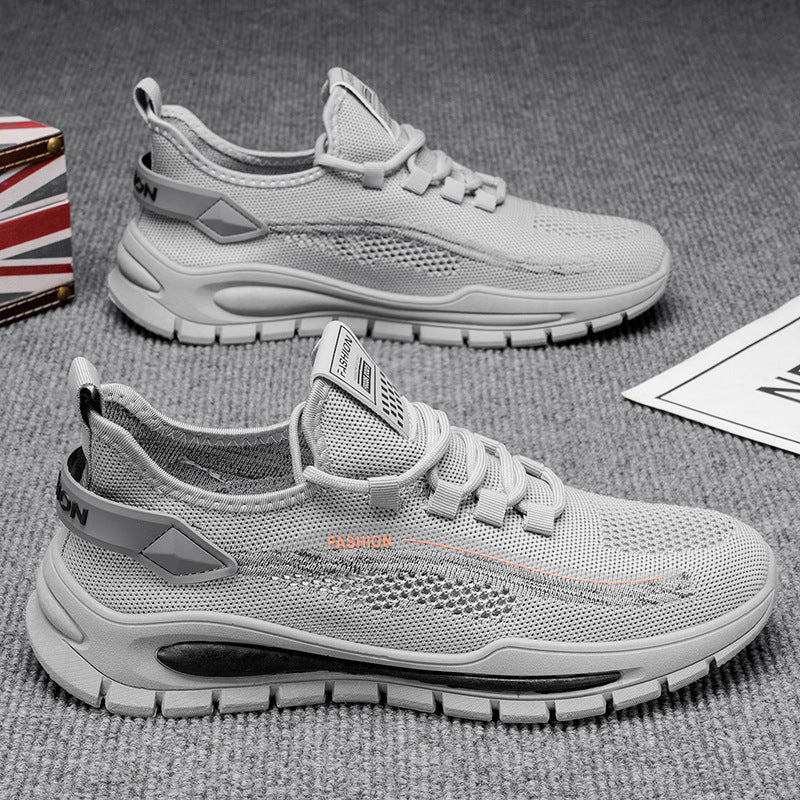 Damen Sportliche Sneakers mit atmungsaktivem Mesh-Obermaterial und rutschfester Sohle EB