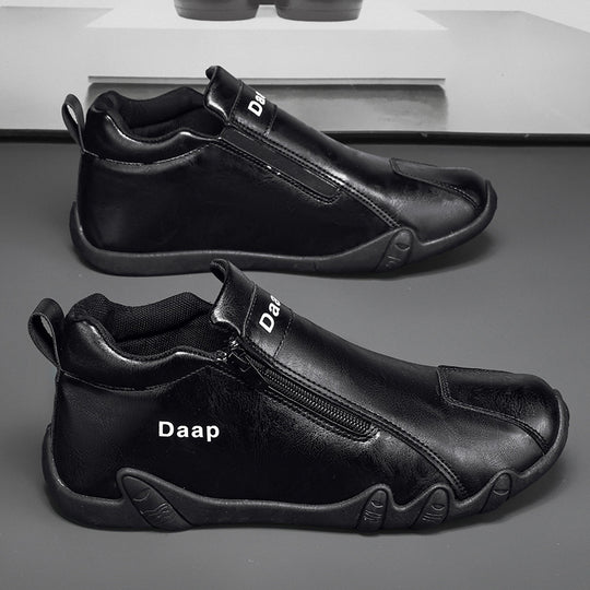Damen Leichte und modische Stiefel mit Reißverschluss und gepolstertem Innenfutter EB
