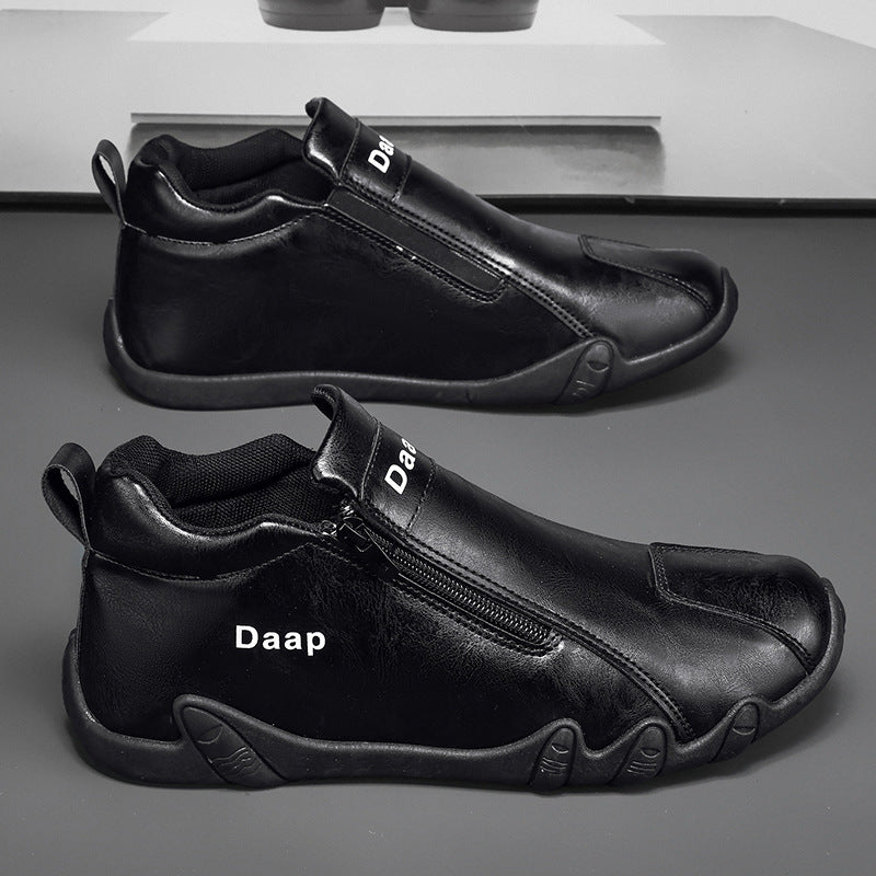 Damen Sneakers mit seitlichem Reißverschluss und stoßdämpfender Sohle EB