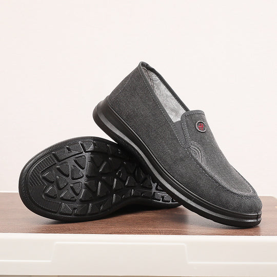 Damen Bequeme Hausschuhe mit rutschfester Sohle und warmem Innenfutter EB