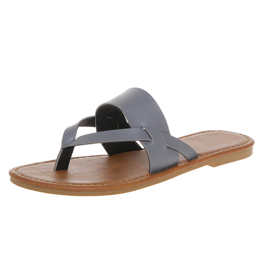 Damen Offene Freizeit-Sandalen mit geflochtenem Riemendesign EB