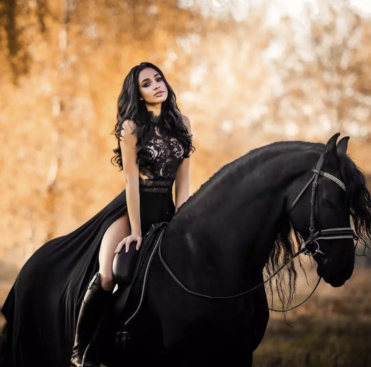 Damen Elegantes Hochgeschlossenes Abendkleid EB