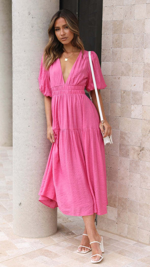 EB | Taillierter Midikleid