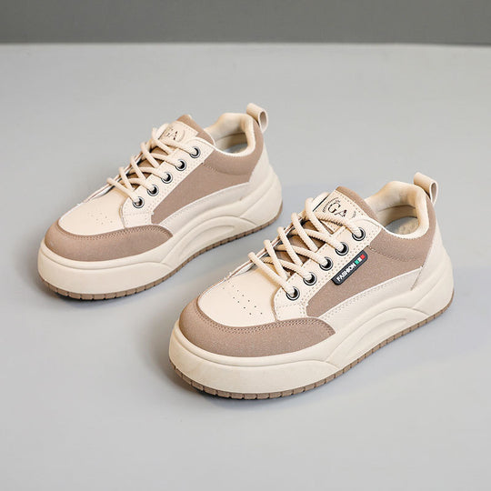 Damen Sportliche Plateau-Sneaker mit atmungsaktivem Mesh-EB