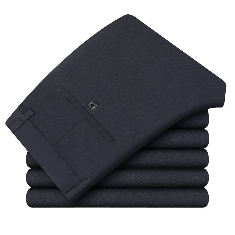 Herren Businesshose Slim‑Fit mit Bügelfalte und verdeckten Gesäßtaschen EB