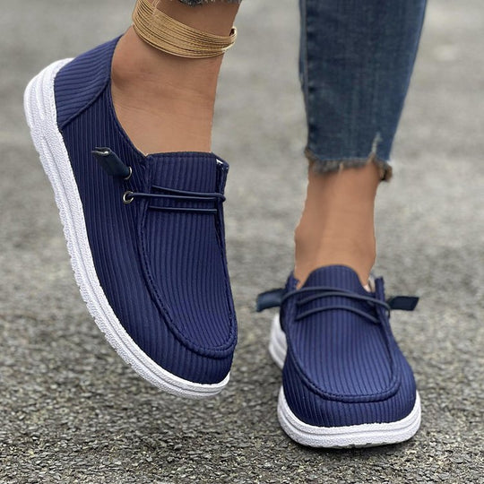 Damen Bequeme Slip-On Schuhe EB