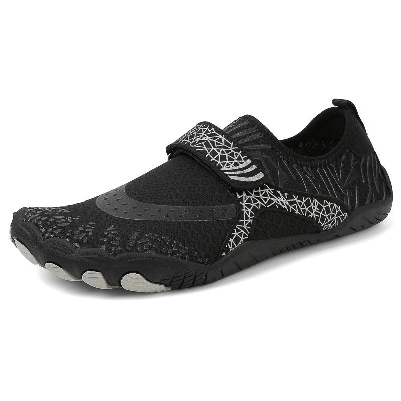 Damen Barfuß-Schwimmschuhe mit rutschfester Sohle und elastischem Klettverschluss EB