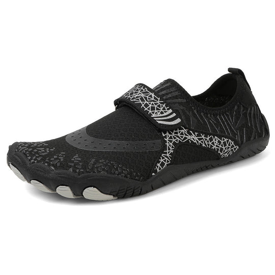 Damen Barfuß-Schwimmschuhe mit rutschfester Sohle und elastischem Klettverschluss EB