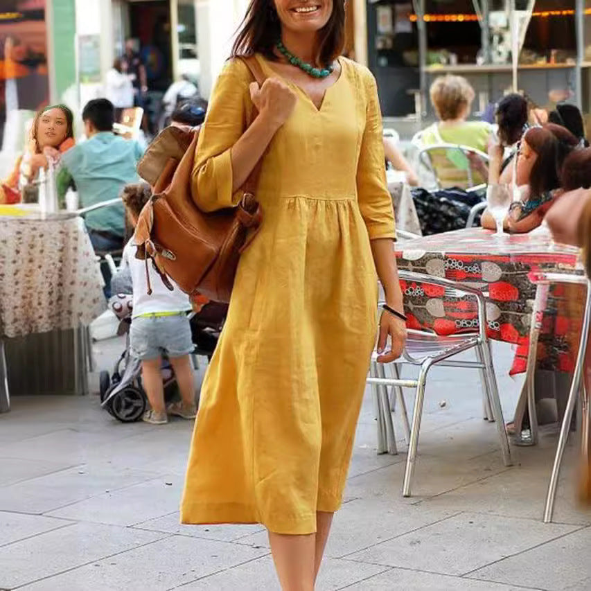 Damen Leichte Sommerkleid EB