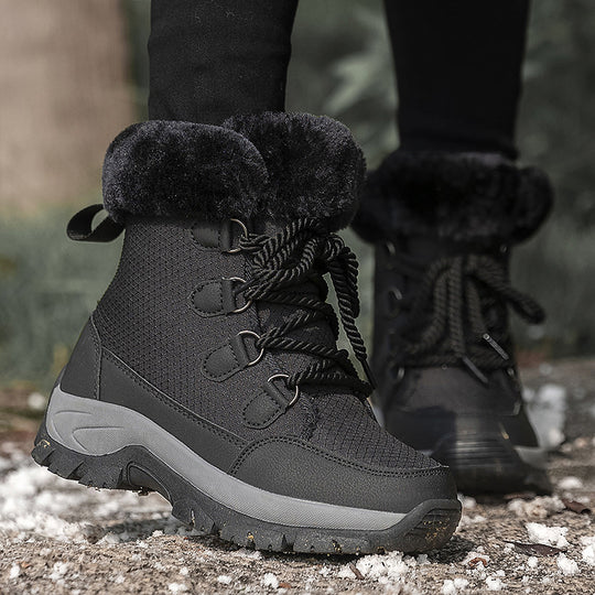 Damen Winterstiefel mit hochwertiger Isolierung und rutschfester Sohle EB